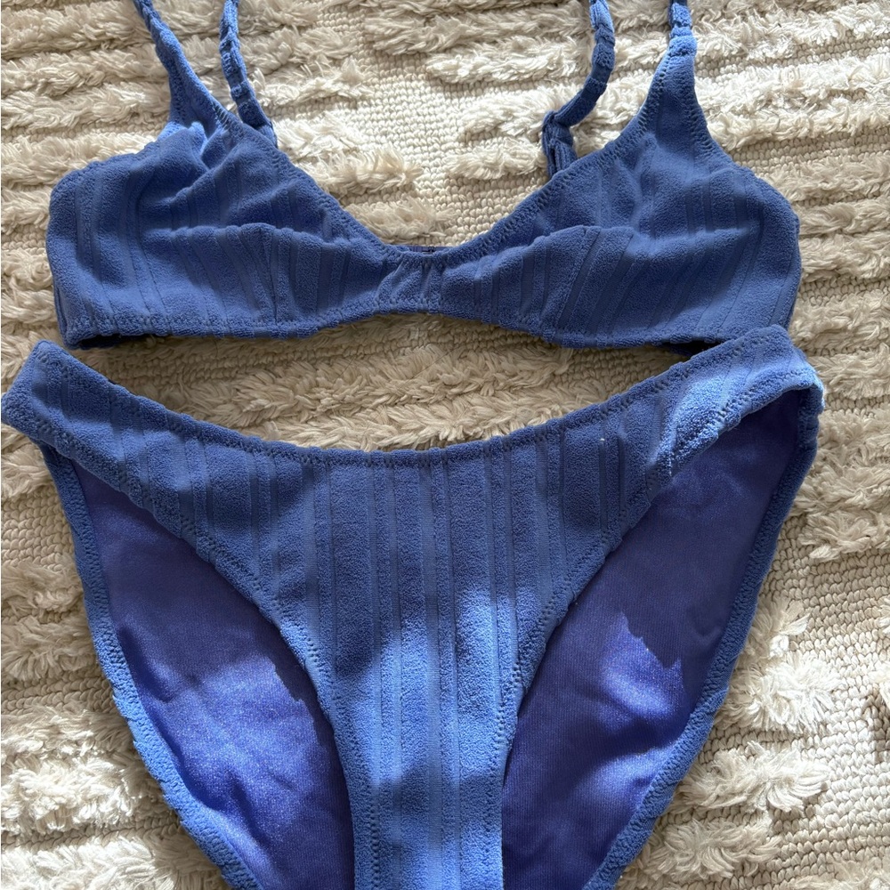 triangl swimwear Blue two piece